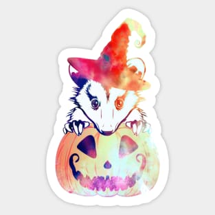 Halloween Possum Sticker